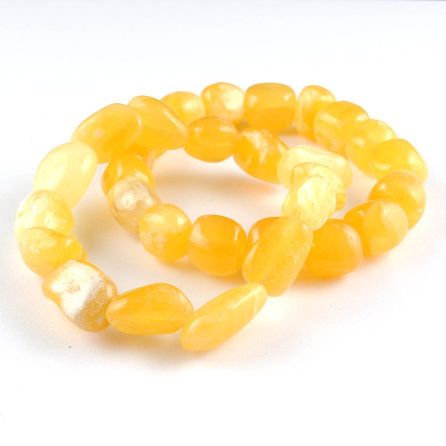 Yellow Calcite Tumbled Bracelet