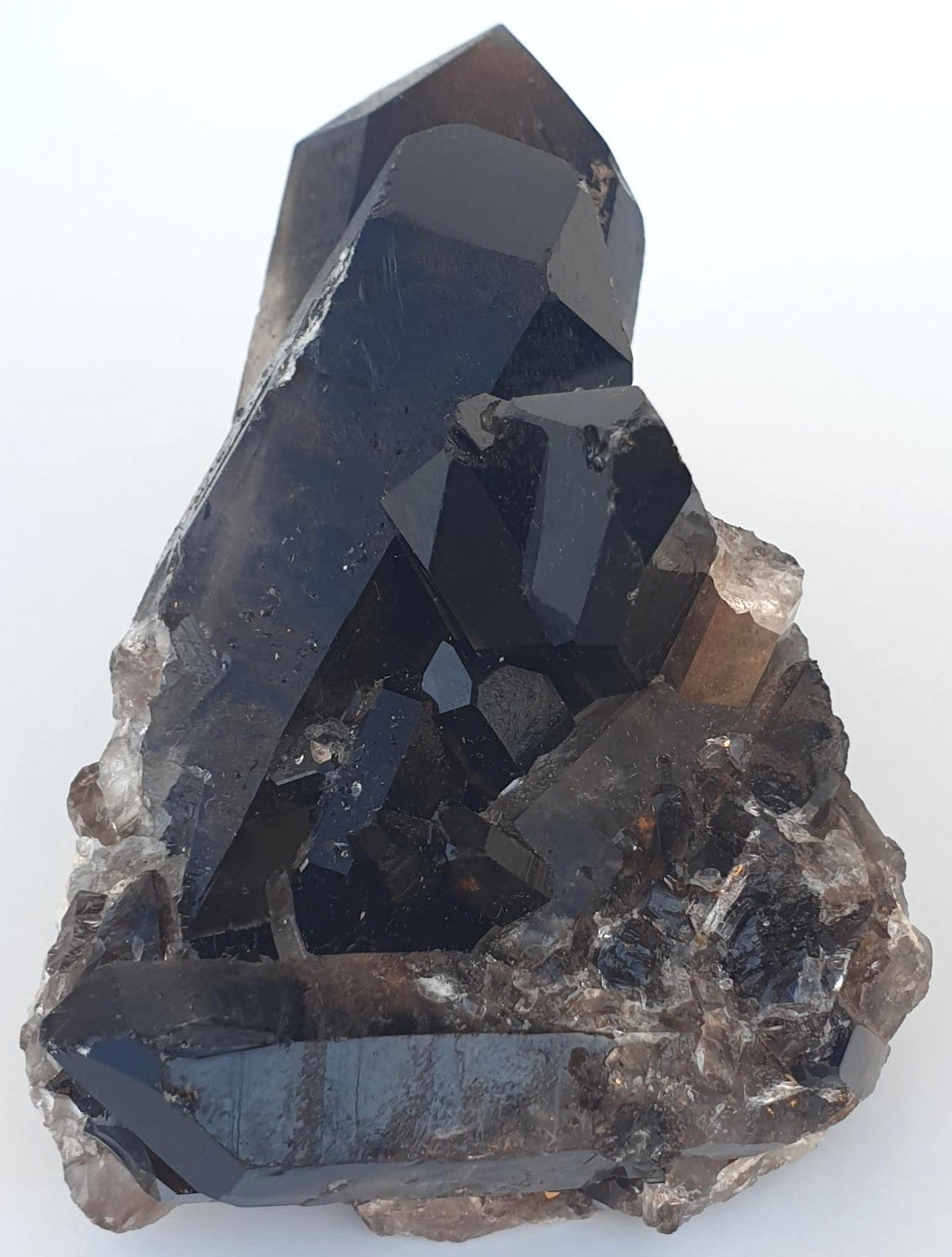 Smoky Quartz Cluster