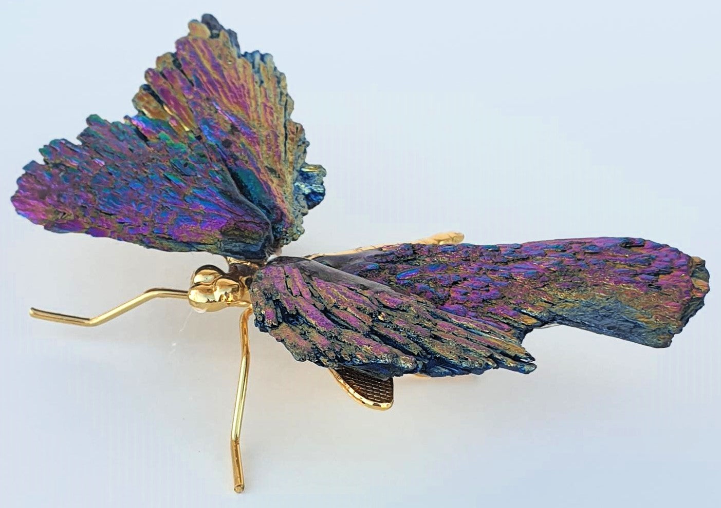 Titanium Aura Dragonfly - Gold