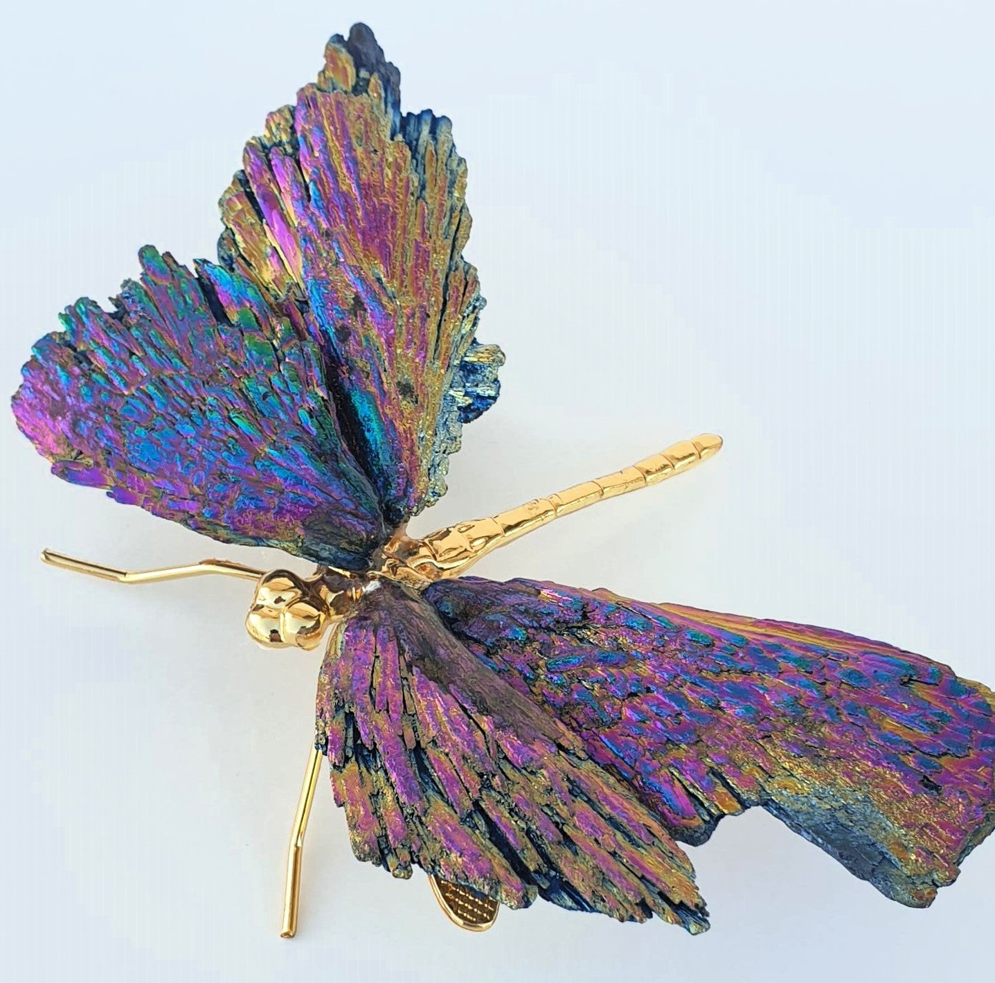 Titanium Aura Dragonfly - Gold