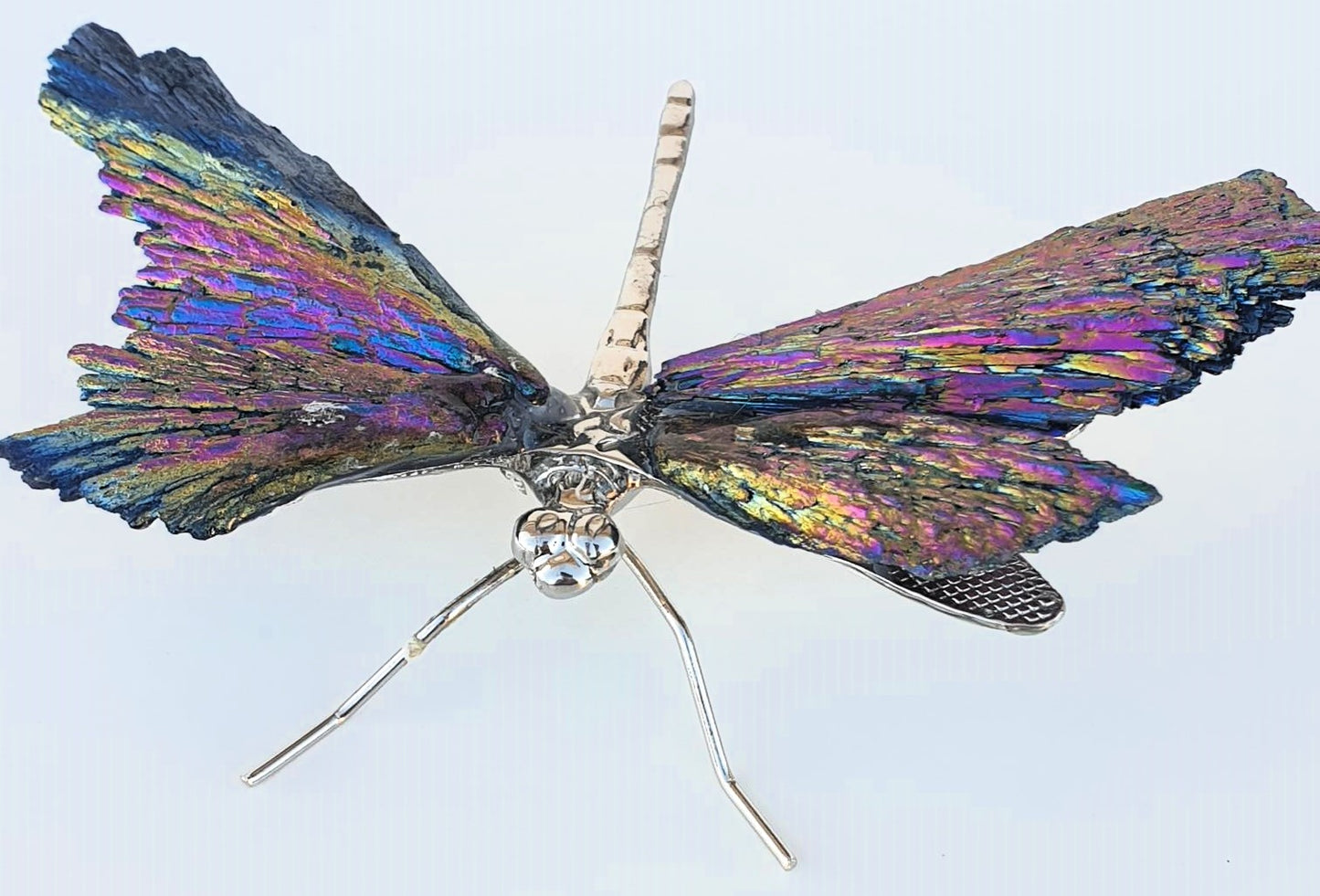 Titanium Aura Dragonfly - Silver