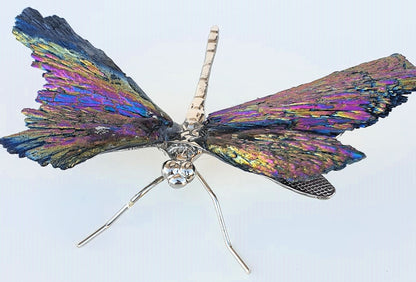 Titanium Aura Dragonfly - Silver