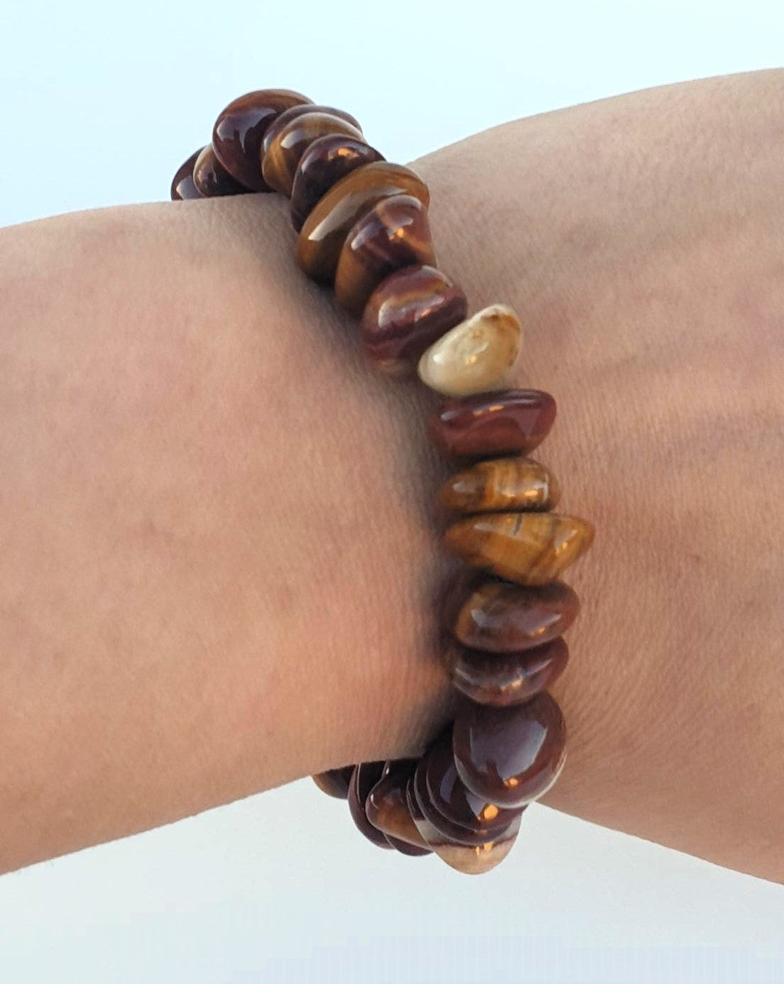 Tigers Eye Tumbled Bracelet