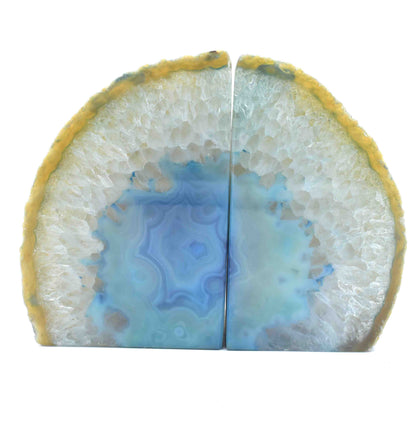 Blue Agate Book Ends 1000-1099gms
