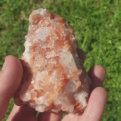 Raw Red Calcite
