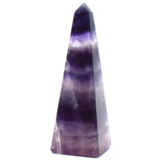 Purple Fluorite Obelisk - Small
