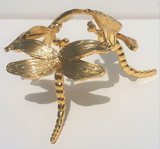 Pure Brass Dragonfly Sphere Stand