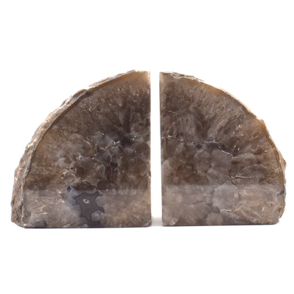 Natural Agate Book Ends