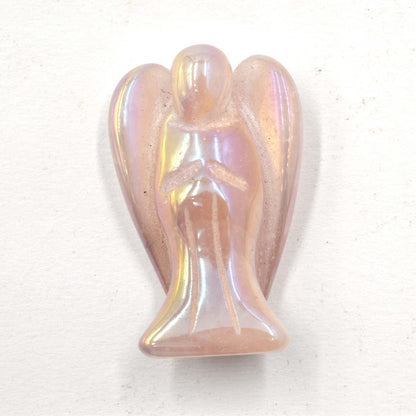 Rose Quartz Aura Angel - Mini