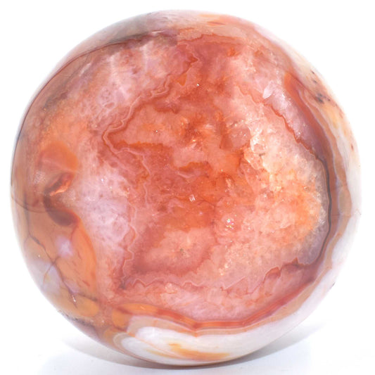Fire Red Agate Sphere