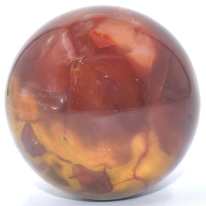 Fire Red Agate Sphere