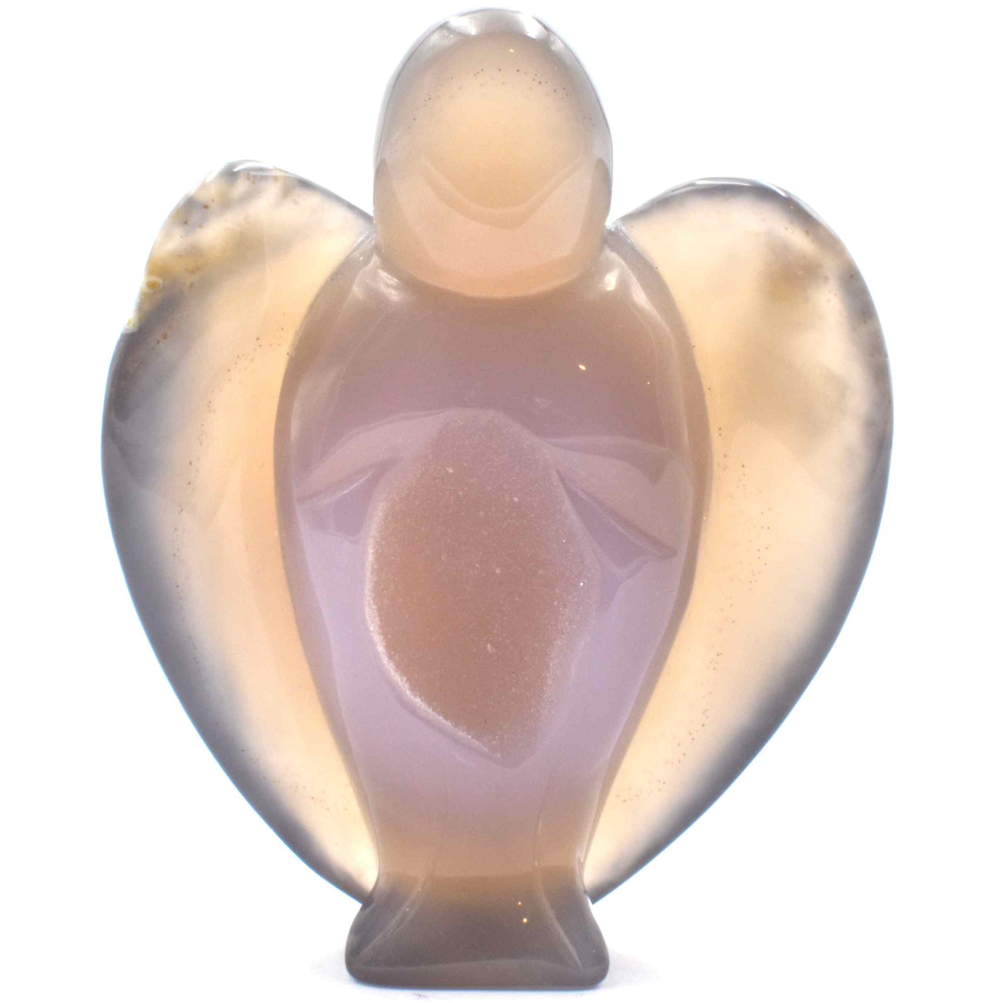 Natural Agate Geode - Angel