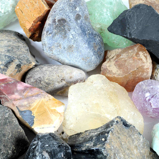 Mixed Rough Rocks / Crystals - 1KG