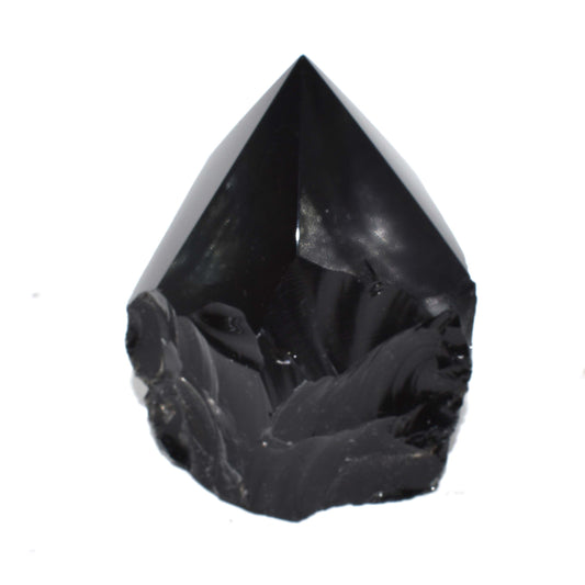 Black Obsidian Polished Point