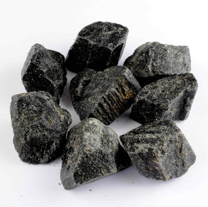 Natural Black Tourmaline Rough Box
