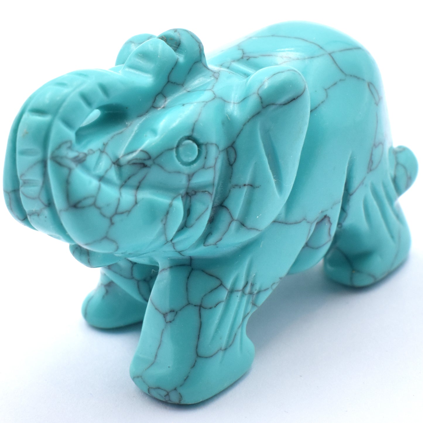 Elephant - Howlite Turquoise