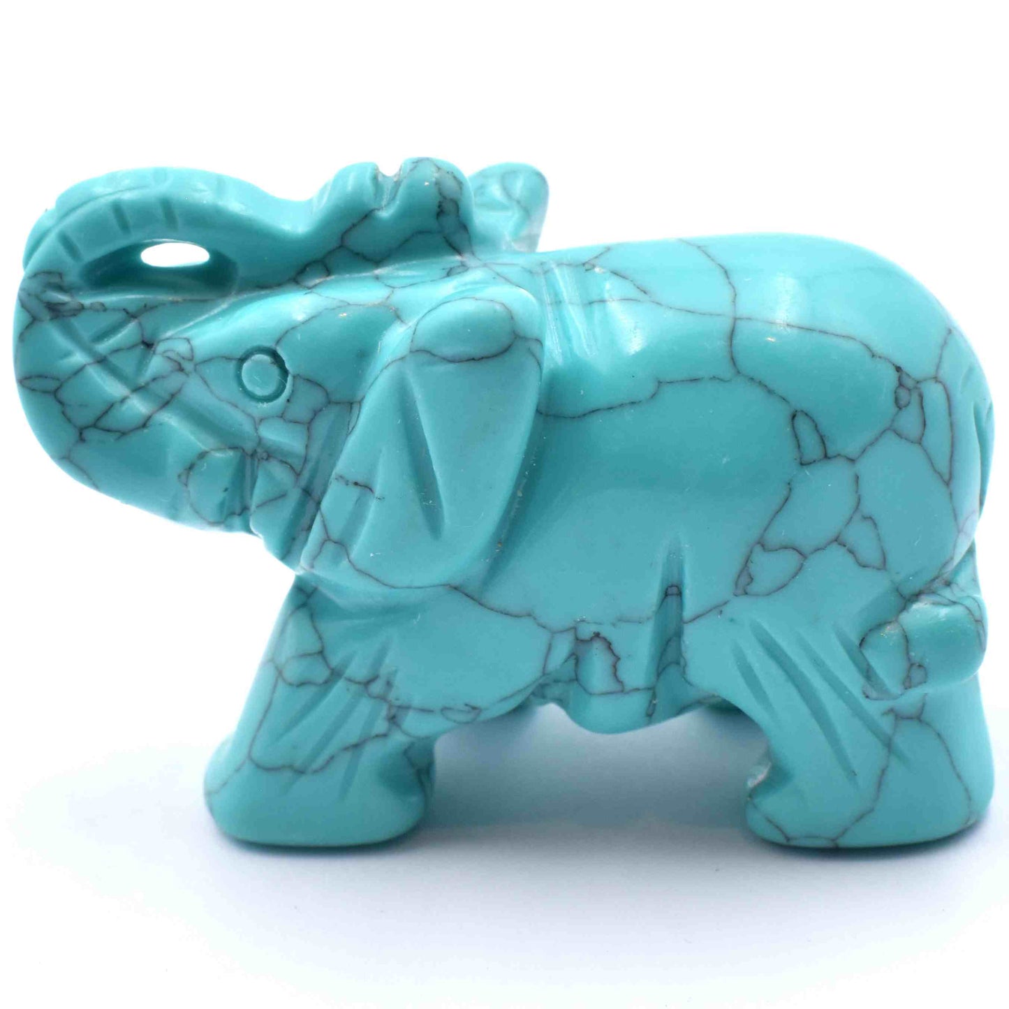 Elephant - Howlite Turquoise