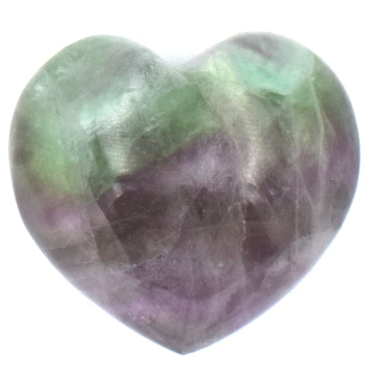 Rainbow Fluorite Heart - Medium