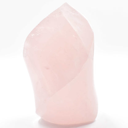 Rose Quartz Flame Carving