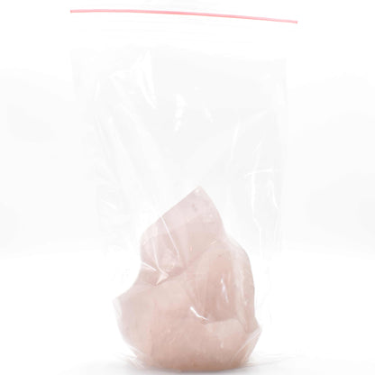 Rose Quartz Flame Carving