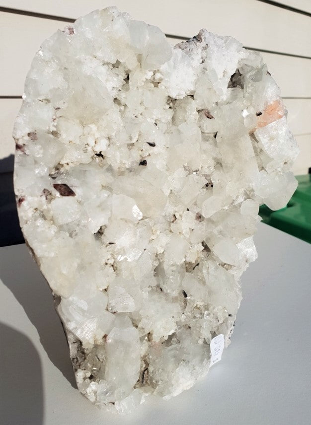 Huge Freestanding Apophyllite + Zeolite + Stillbite Statement Piece Cluster
