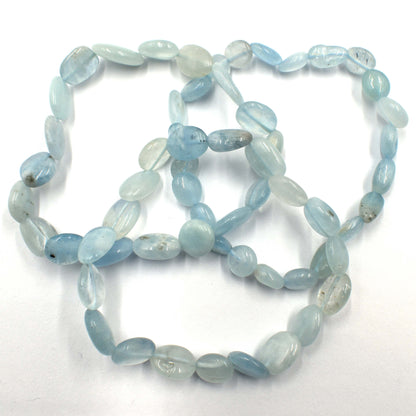 Aquamarine Tumbled Bracelet