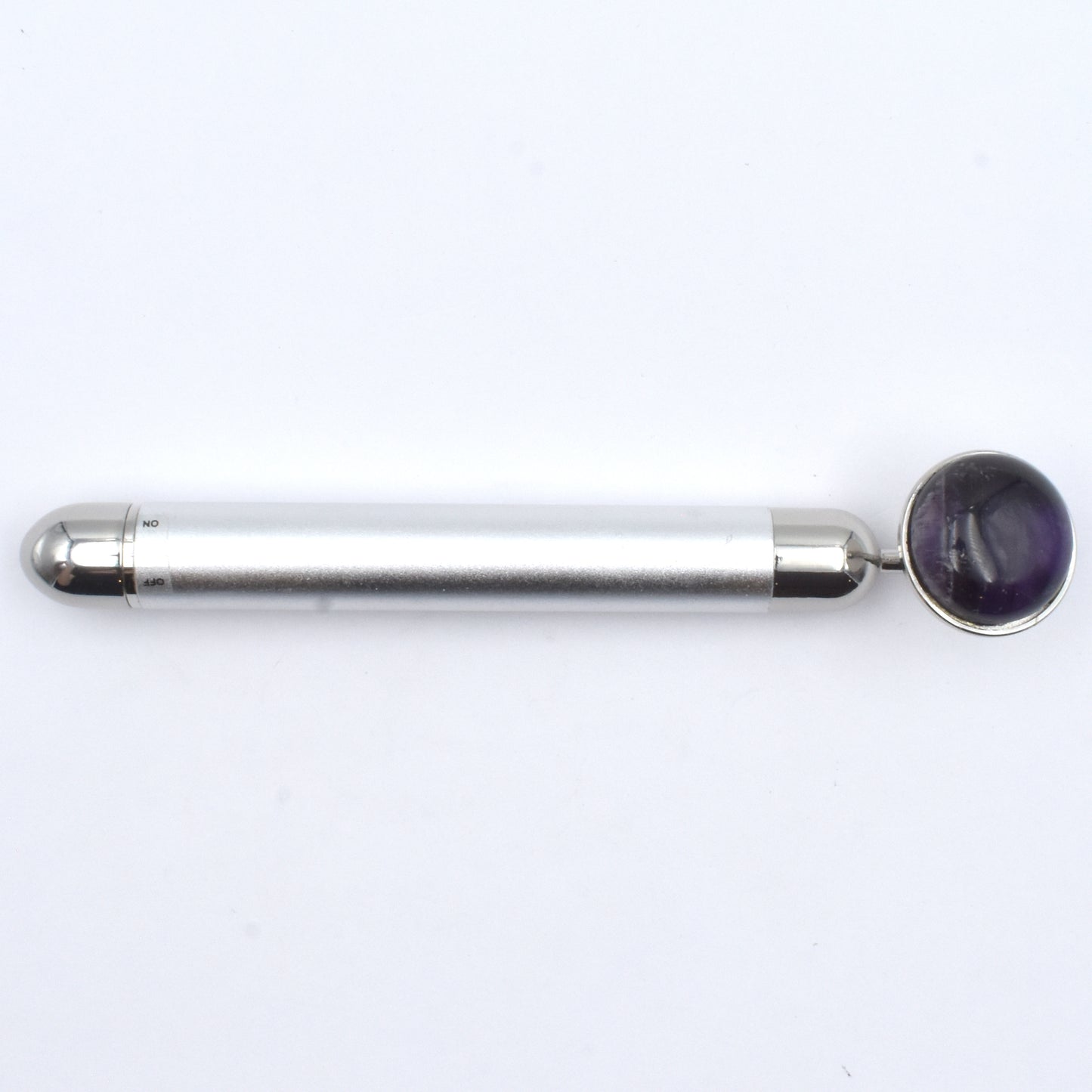 Vibrating Cabochon Face Massager (Battery Operated) - Chevron Amethyst