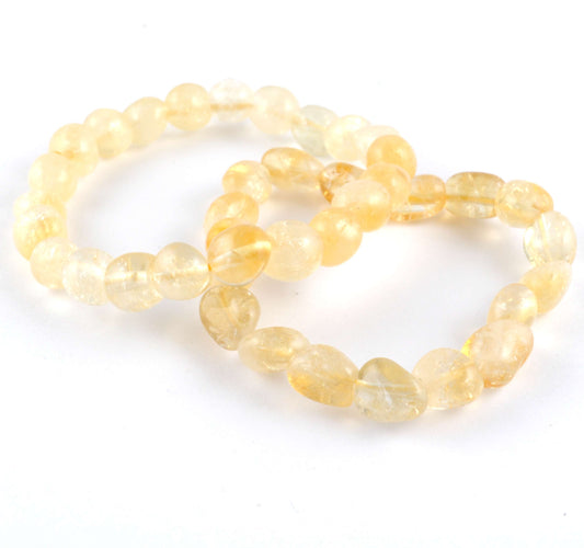 Natural Citrine Tumbled Bracelet