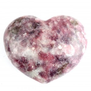 Pink Lepidolite Heart - Medium