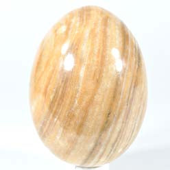 Orange Wood Onyx Stone Egg