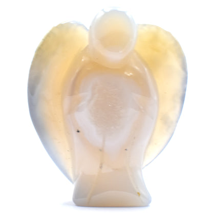 Natural Agate Geode Angel - Small