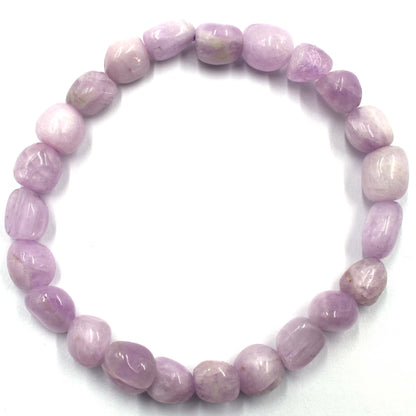 Kunzite Tumbled Bracelet