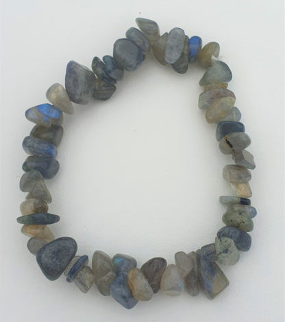 Labradorite Chip Bracelet - Super Flashy!
