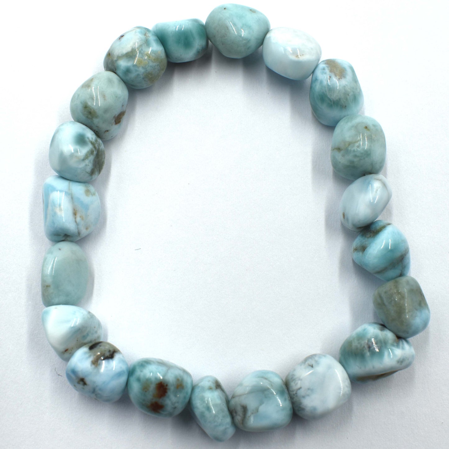 Larimar Tumbled Bracelet