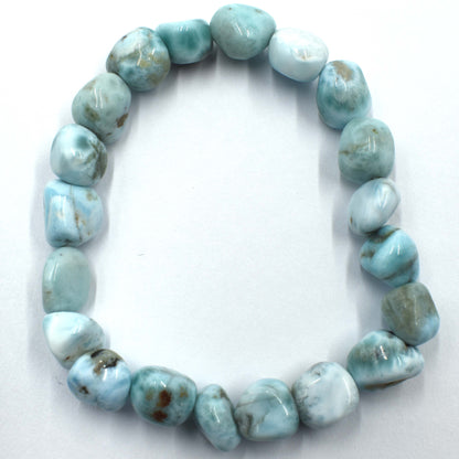 Larimar Tumbled Bracelet
