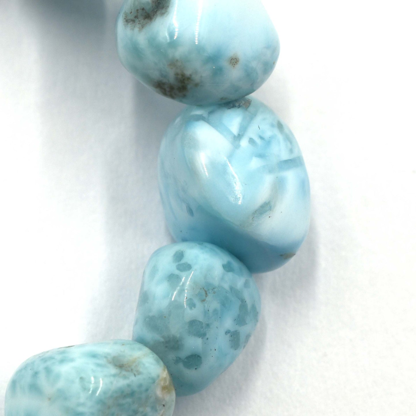 Larimar Tumbled Bracelet