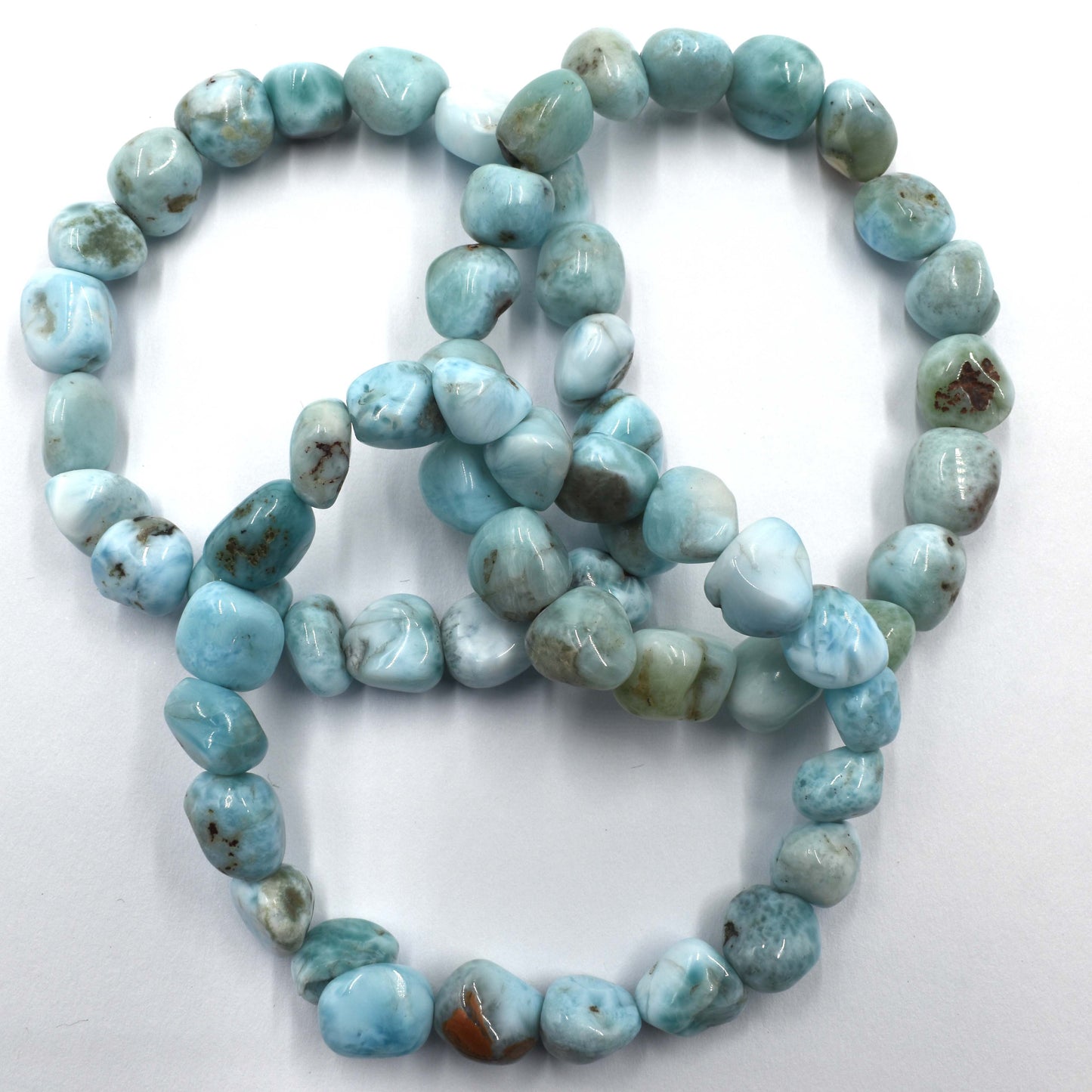 Larimar Tumbled Bracelet