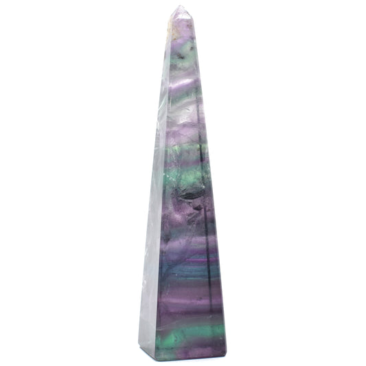 Rainbow Fluorite Obelisk