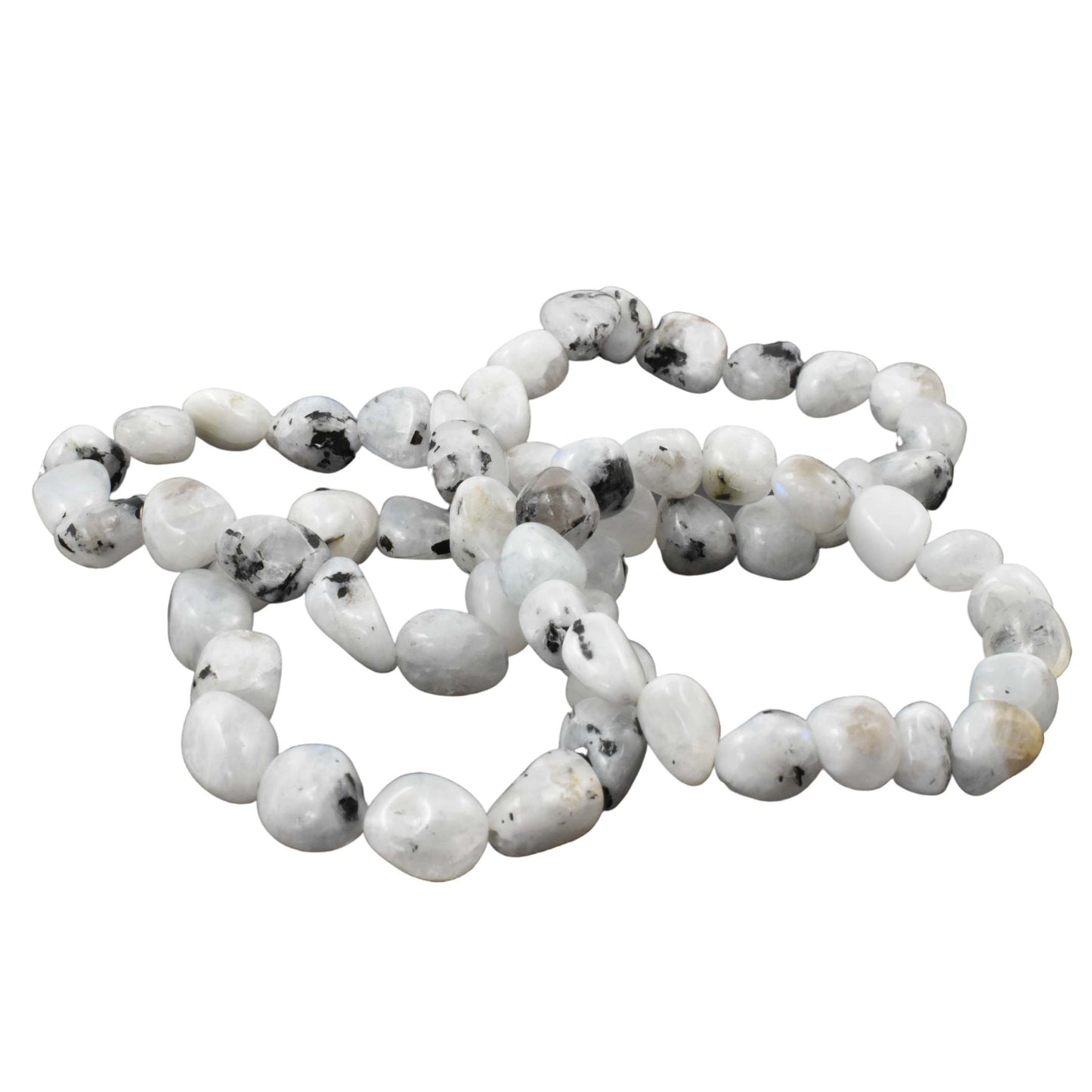 Rainbow Moonstone Tumbled Bracelet