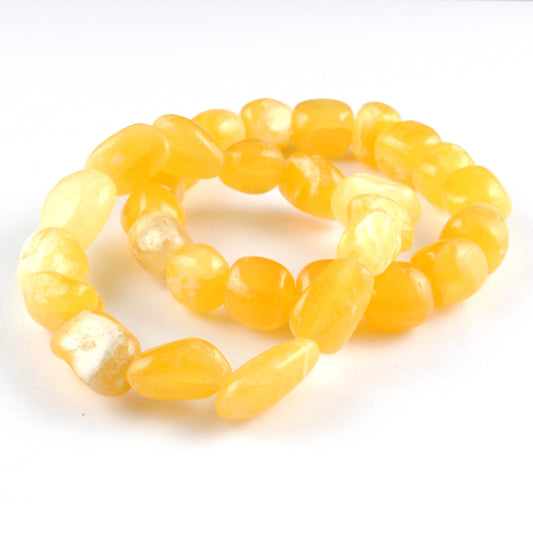 Yellow Calcite Tumbled Bracelet